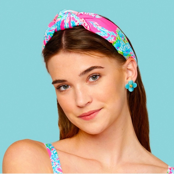 LELE SADOUGHI X LILLY PULITZER KNOTTED HEADBAND
